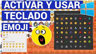 🚀Como abrir y usar el teclado de EMOJIS en PC WINDOWS 10  Alexander Talavera  MAC  Emoticonos [upl. by Gianina]