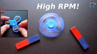 quotFree Energyquot Magnetic Fidget Spinner Motor Real [upl. by Etat]