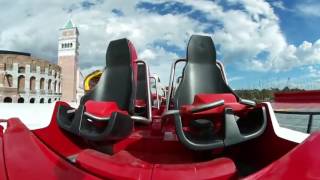 Spain Red Force Ride at Ferrari Land PortAventura in 360  BBC Travel Show [upl. by Aeriel]