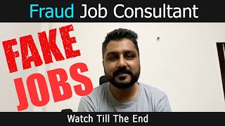 Fraud Job Consultant  Awareness video  Rohit R Gaba [upl. by Alberta]