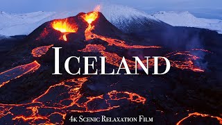 Iceland 4K  Scenic Relaxation Film With Calming Music [upl. by Britton551]