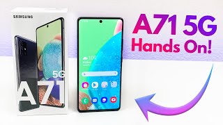 Samsung Galaxy A71 5G  Hands On amp First Impressions [upl. by Eiramanel]