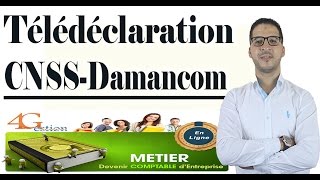 Télédéclaration CNSS en ligneDamancom [upl. by Ahsenek]