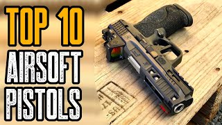 Top 10 Best Airsoft Pistols On Amazon [upl. by Ahsetra]