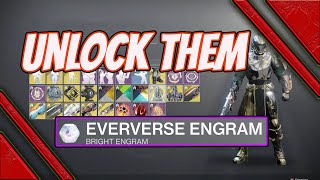 destiny 2 how to unlock eververse engrams [upl. by Altaf]