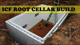 ICF ROOT CELLAR BUILD [upl. by Puett950]