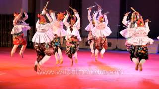 Gujaratis perform Garba dance [upl. by Grand]