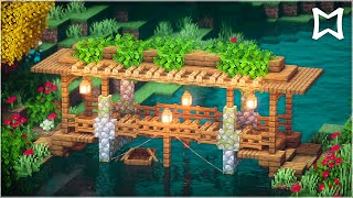 Minecraft Tutorial ► How To Build A Small Wooden Bridge EASY [upl. by Terces]