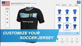 Soccer Jersey Design How to design your own soccer jersey with the owayo 3DDesigner [upl. by Eves]