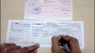 How to fill a DEPOSIT SLIP in English  Simplified [upl. by Geoff]