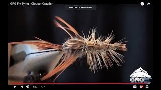 GRG Fly Tying  Clouser Crayfish [upl. by Tarabar141]