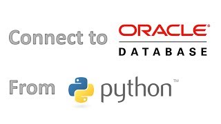 How connect to an Oracle database from Python [upl. by Merfe701]