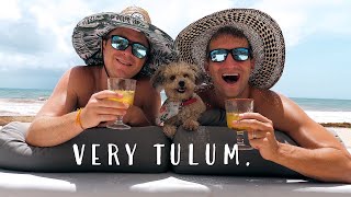 WARNING THIS VIDEO IS VERY TULUM Best Tulum Cenotes  Beach Club [upl. by Ellohcin959]