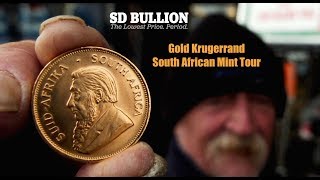 South African Gold Krugerrand Coin Tour  SDBullioncom [upl. by Enilrahc]