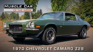 1970 Chevrolet Camaro Z28 Muscle Car Of The Week Video Episode 119 [upl. by Anadroj]