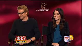 CBS Baltimore  Coffee With Simon Baker amp Robin Tunney Nov 2013 [upl. by Florence]