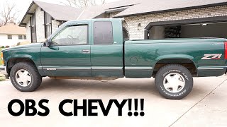 I BOUGHT A 98 K1500 Silverado  OBS Chevy Project  Episode 1 [upl. by Means]