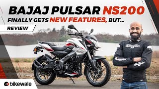 2023 Bajaj Pulsar NS200 Review  What’s New  BikeWale [upl. by Eidnac]