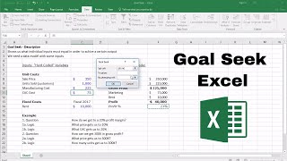 Excel Goal Seek Made Easy A StepbyStep Guide [upl. by Ellenet129]