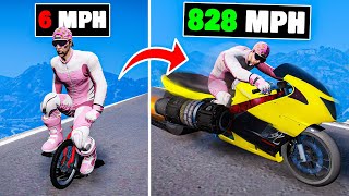 Upgrading SLOWEST to FASTEST Bike in GTA 5 [upl. by Nealy490]