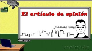 El artículo de opinión [upl. by Ydderf]