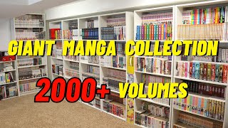 My GIANT Manga Collection 2021  2000 Volumes [upl. by Lleneg]