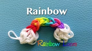 EASY Rainbow Loom Rainbow Charm [upl. by Eyram263]