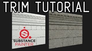 Trim Sheets in Substance Painter Normal Map Baking  Smart Materials  Trim Texture Tutorial Part 3 [upl. by Eniliuqcaj]