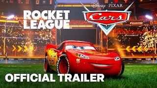 Rocket League  Lightning McQueen Cars DLC Trailer [upl. by Minnaminnie]