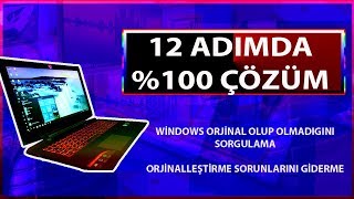 Windows 7 8 10 Etkinleştirme Sorunu ve Çözümü [upl. by Sillsby377]