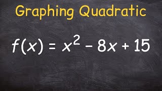 Learn how to graph a quadratic [upl. by Ark]