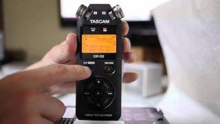 Tascam DR05 Review With Audio Recording [upl. by Ahsiema]