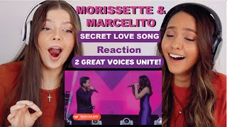 Morissette Amon and Marcelito Pomoy  Secret Love Song Little Mix  REACTION [upl. by Sreip]