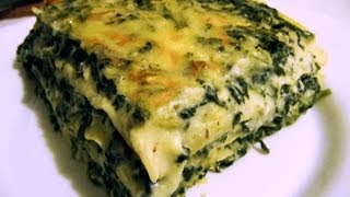 How to make Spinach Lasagne easy recipe [upl. by Aicirtal11]