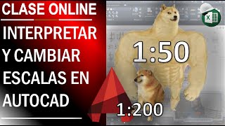 CÓMO INTERPRETAR Y CONVERTIR ESCALAS EN UN PLANO DE AUTOCAD [upl. by Ardnuhsor]