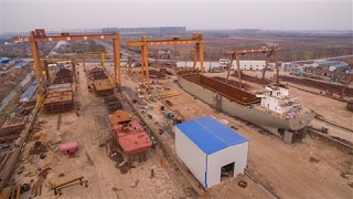 A Drone Tour of Chinas Rusting Shipyards [upl. by Brockie]