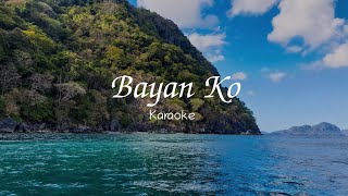 Shine Chesa Karaoke Bayan Ko  Lea Salonga  Instrumental with Lyrics [upl. by Ilonka485]