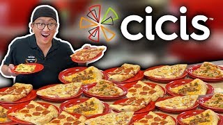 I Attempt TO EAT 100 Slices of PIZZA 🍕 at Cicis Unlimited Buffet [upl. by Alano]