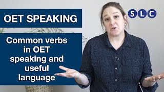 OET SPEAKING  common VERBS and useful PHRASES in the ROLE CARD [upl. by Collette]