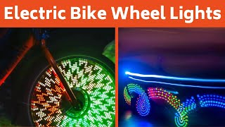 Wheel Lights for Your Electric Bike Monkeylectric Review [upl. by Nena230]