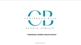 Handmade Larimar Jewelry Review [upl. by Ajay]