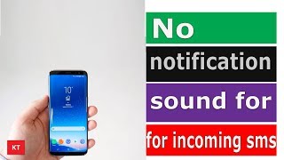 No notification sound for incoming message event hough sound turned on [upl. by Antonetta813]