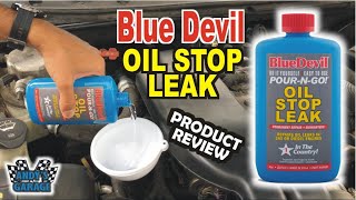 Blue Devil Oil Stop Leak  Product Review Andy’s Garage Episode  274 [upl. by Nniroc]