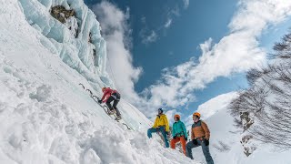 Eisklettern für Anfänger auf der SilvettaBielerhöhe  Montafon  Vorarlberg [upl. by Ivgnout]