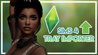 EXPORT amp SHARE SIMS  Sims 4 Tray Importer Tutorial amp MOD REVIEW [upl. by Imaj]