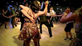 Midwest Lindyfest 2013  Social Lindy Hop  Ryan Calloway amp Ann Mony [upl. by Cassaundra633]