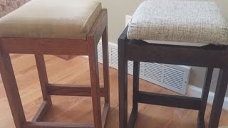 How to Refinish Wood Furniture  Old Bar Stools [upl. by Nylidnam731]