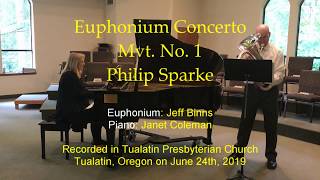 Euphonium Concerto Mvt 1 – Philip Sparke [upl. by Gifford]