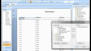 Grouping and Sorting in Crystal Reports [upl. by Nickie570]