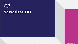 Serverless 101 Intro [upl. by Shalna]